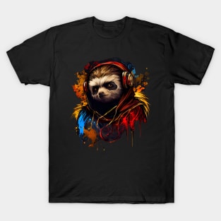 Badass Gangster Sloth T-Shirt